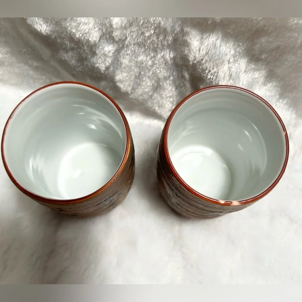 3 PIECE VINTAGE JAPANESE CERAMIC/PORCELAIN TEA SPICE JARS